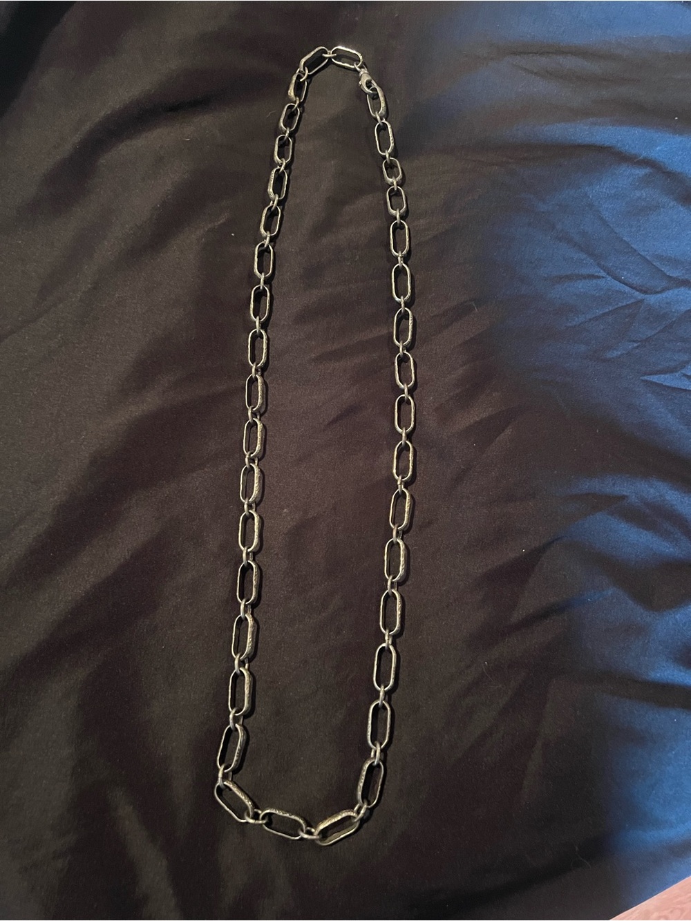 Sterling Silver Hand Engraved Chain Necklace
